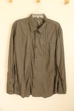 Calvin Klein Olive Green LS Button-down Shirt | XL