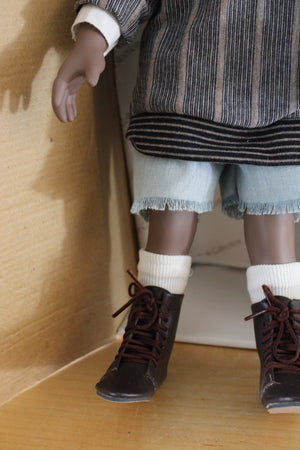 King World The Little Rascals Buckwheat Porcelain Doll