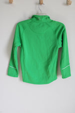 Dare 2 B Green 1/4 Zip Fleece Lined Sweatshirt | 11/12