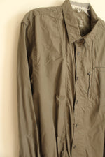 Calvin Klein Olive Green LS Button-down Shirt | XL