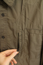 Calvin Klein Olive Green LS Button-down Shirt | XL