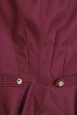 White House Black Market Perfect Form Purple Zip Blazer | 12
