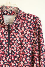 T By Talbots 50+ UPF Pink Quarter Zip Pullover | 2XL