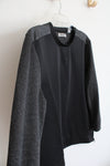 Kenneth Cole Reaction Black & Gray Pullover Sweatshirt | L