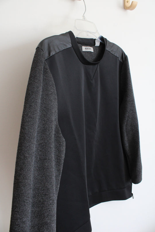 Kenneth Cole Reaction Black & Gray Pullover Sweatshirt | L