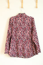 T By Talbots 50+ UPF Pink Quarter Zip Pullover | 2XL