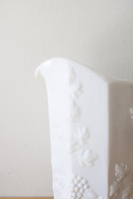 Westmoreland Milk White Harvest Grape Glass Pitcher