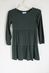 Old Navy Green Rib Tiered Dress | Youth XL (14/16)