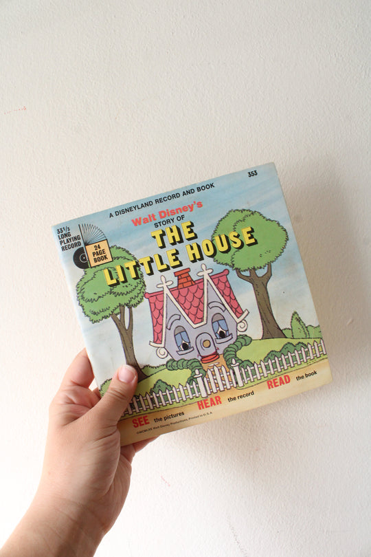 Walt Disney Story Of The Little House 33 1/3 Record & Book