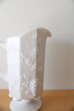 Westmoreland Milk White Harvest Grape Glass Pitcher