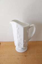 Westmoreland Milk White Harvest Grape Glass Pitcher