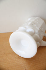 Westmoreland Milk White Harvest Grape Glass Pitcher