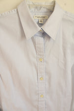 Banana Republic Powder Blue LS Button-down Collared Shirt | 12
