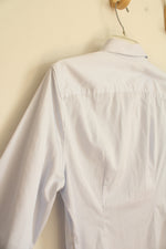 Banana Republic Powder Blue LS Button-down Collared Shirt | 12