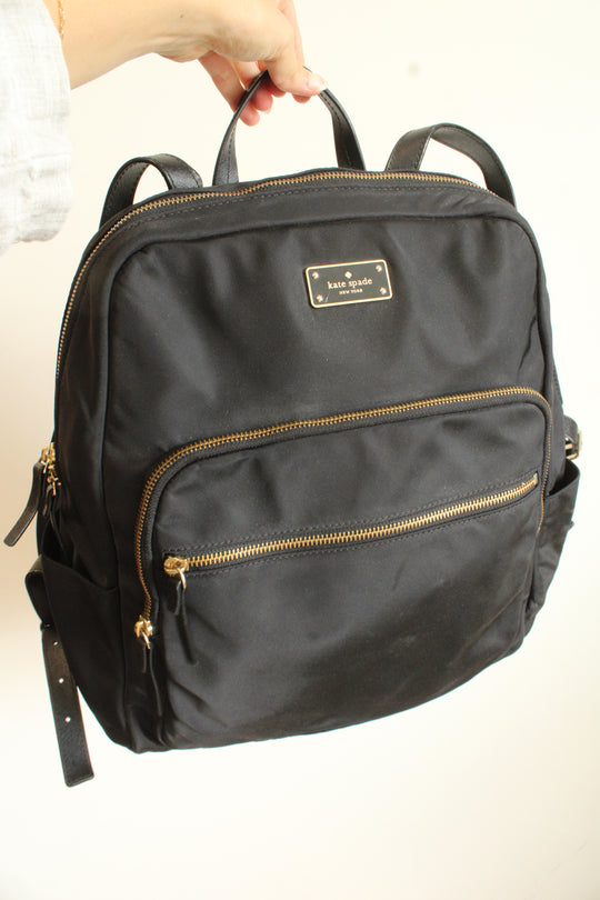 Black Kate Spade NY Hilo Blake Avenue Backpack