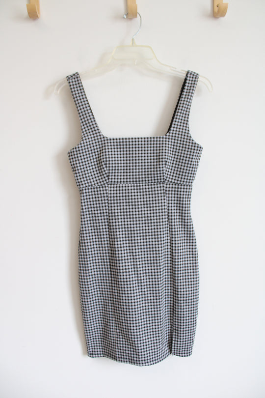 Forever 21 Black & White Gingham Dress | S