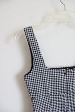 Forever 21 Black & White Gingham Dress | S