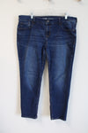 Old Navy Boyfriend Straight Dark Wash Jeans | 14
