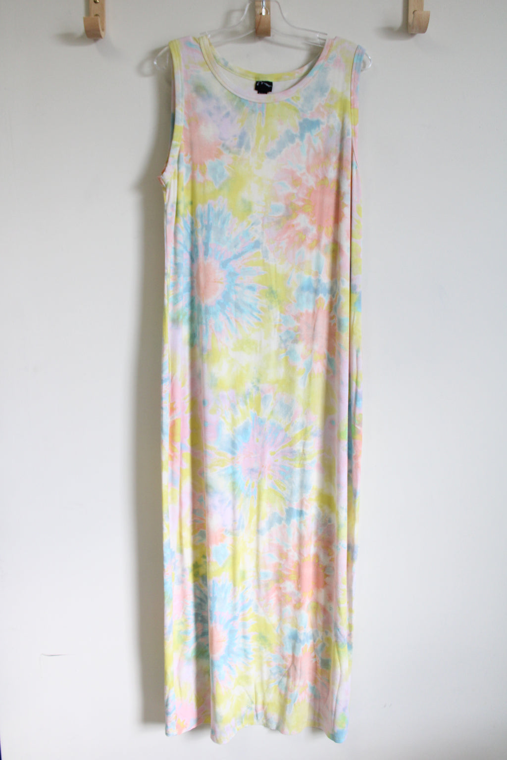 Art Class Rib Tie Dye Maxi Dress | 14/16