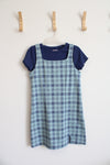 SO Blue Plaid Shirt & Jumper | Youth 16 Plus