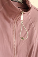 Trendy Queen Light Purple Athletic Zip up Jacket | M