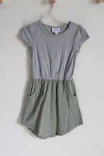 LuLaRoe Gray Green Dress | 4