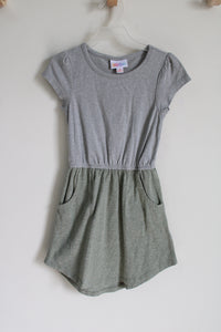 LuLaRoe Gray Green Dress | 4 LuLaRoe Gray Green Dress | 4
