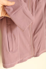 Trendy Queen Light Purple Athletic Zip up Jacket | M