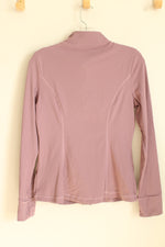 Trendy Queen Light Purple Athletic Zip up Jacket | M