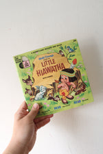 Walt Disney Story Of Hiawatha With Songs Disneyland 33 1/3 Record & Book