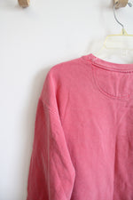 Comfort Colors Pink Apex Pullover Crewneck Sweatshirt | M