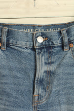 American Eagle Straight Leg Medium Wash Jeans | 6