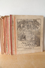 Baer's Agriculture Almanac Lancaster, PA 1888-1905