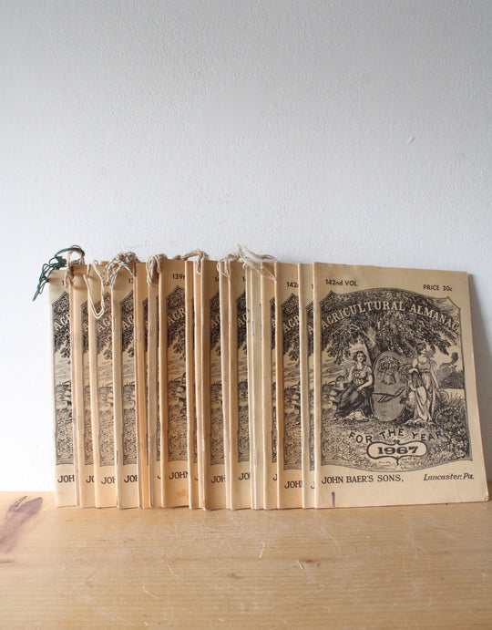 Baer's Agriculture Almanac Lancaster, PA 1959-1967