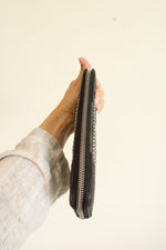 Michael Kors Black Leather Micro-stud Continental Wallet
