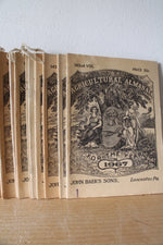 Baer's Agriculture Almanac Lancaster, PA 1959-1967