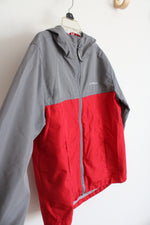Eddie Bauer Red & Gray Full Zip Jacket | Youth XS (5/6)