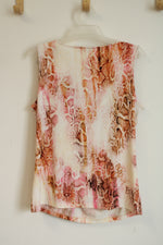 Calvin Klein Pink Snake Skin Blouse | M