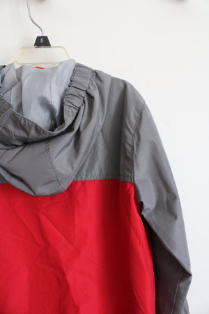 Eddie Bauer Red & Gray Full Zip Jacket | Youth XS (5/6)