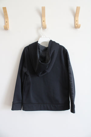 Under Armour Black Full Zip Jacket | Youth XS