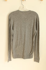 Hollister LS Logo Crew Neck Knit Top | M