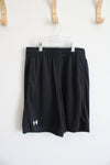 Under Armour Black Athletic Shorts | Youth L