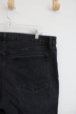 Old Navy High-Rise Wow Loose Black Jeans | 18 Tall