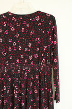 Talbots Black Raspberry Longsleeve Dress | L Petite