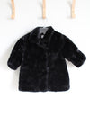 Wonder Kids Black Faux Fur Jacket | 2T