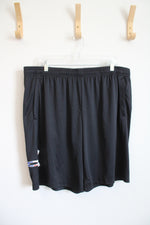 Under Armour American Flag Logo Black Athletic Shorts | XXL