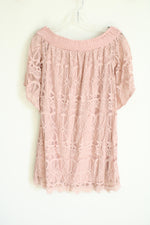 Pink Lace Dress | S