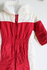Old Navy Baby Red & White Snowsuit | 6-12 MO