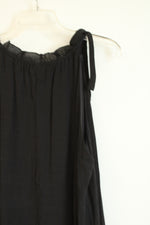 Signature By Robbie Bee Black Tiered Hemline Flowy Dress | XL
