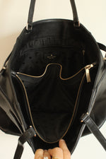 Kate Spade New York Black Saffiano Leather Staci Laptop Tote